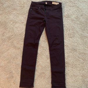 Rag And Bone, maroon Dre jean, size 26